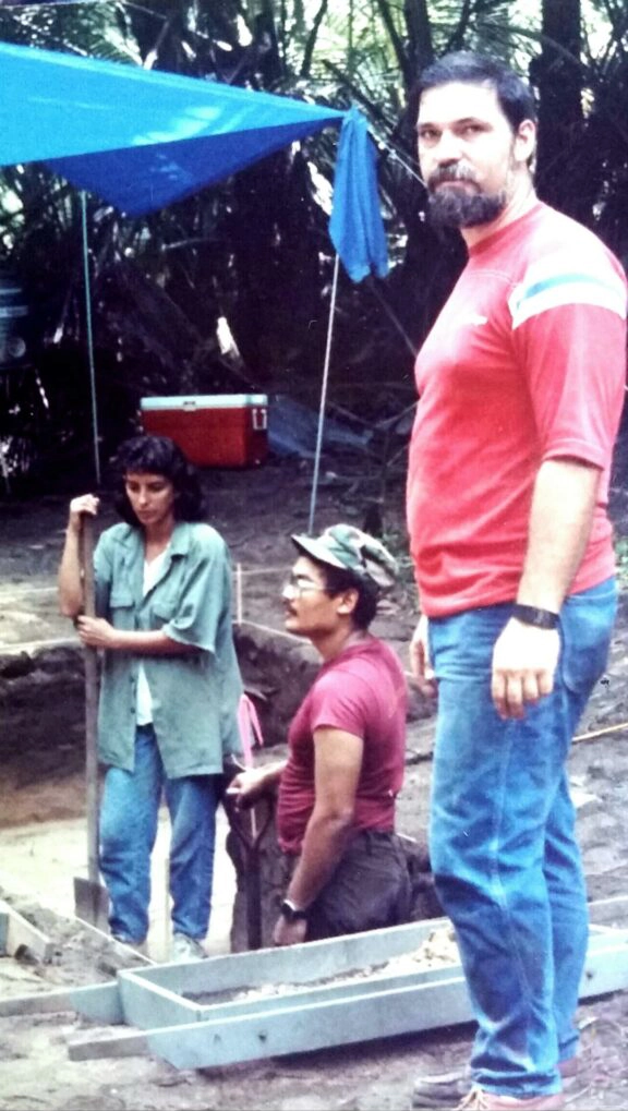 En la excavación de Punta Candelero (Humacao)